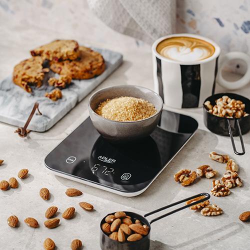 Actual product image Adler Kitchen Scale | AD 3181b | Graduation 1 g | Display type LED | Black