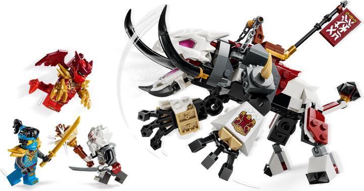 Produktbild LEGO Zilvar auf seinem Drachentier Grimtak (71863, LEGO Ninjago)