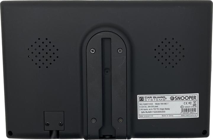 Actual product image Snooper Rear view camera set