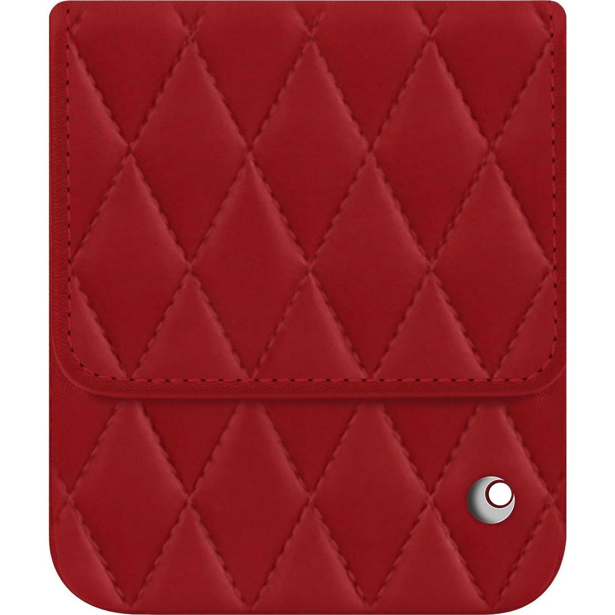 Thumbnail - Noreve Lederschutzhülle (Samsung Galaxy Z Flip6), Smartphone Hülle, Rot