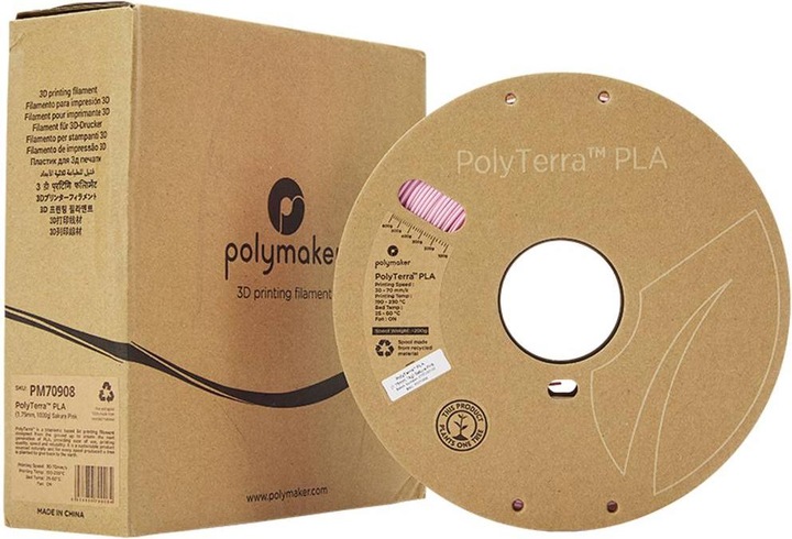 Image du produit Polymaker PolyTerra (PLA, 1.75 mm, 1000 g, Rose)