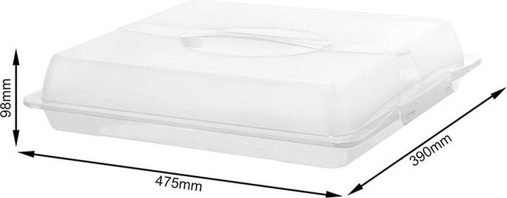 Immagine prodotto Rotho Contenitore di stoccaggio John 12 l, Blu/Trasparente