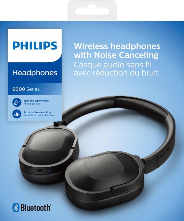 Produktbild Philips TAH6506BK/00 (Aktive Geräuschunterdrückung, 25 h, Kabelgebunden)