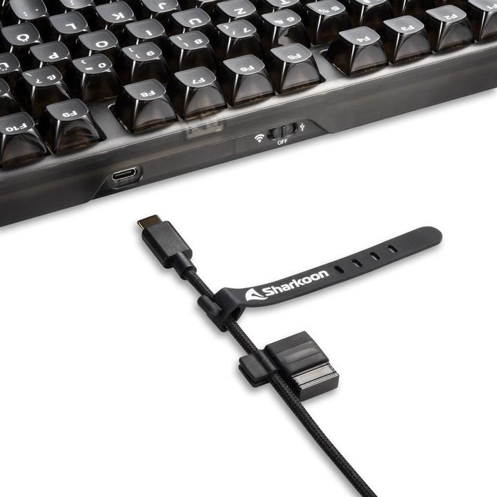 Actual product image Sharkoon SKILLER SGK70W DE black (DE, Cable, Wireless)