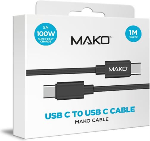 Produktbild Mako USB C — USB C (1 m, USB 3.2 Gen 1, 100 W)