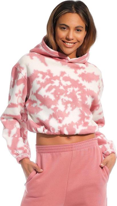 Immagine prodotto Light and Shade Felpa Corta con Cappuccio Tie Dye Donna (L)