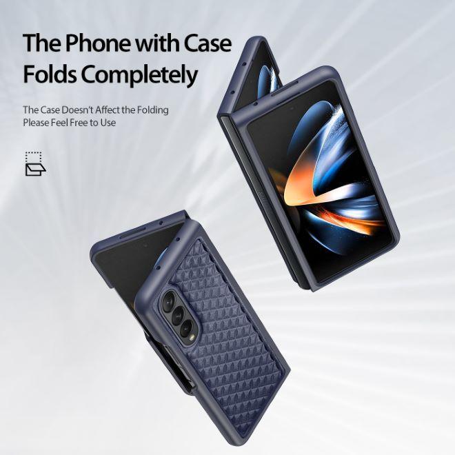 Actual product image Dux Ducis Venice Series Genuine Leather Case (Samsung Galaxy Z Fold4)