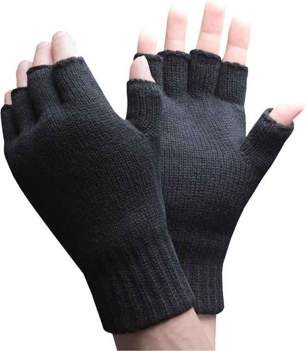 Heat Holders Winter Warme 3.2 TOG Fleece Fingerlose Handschuhe Gestrickt Outdoor (Taglia unica)
