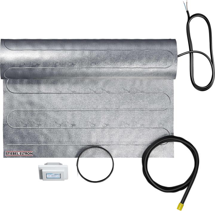 Actual product image Stiebel Eltron Electric underfloor heating for dry installation, complete set 6 m², 140 W/m², FTD 140/6 Set Plus
