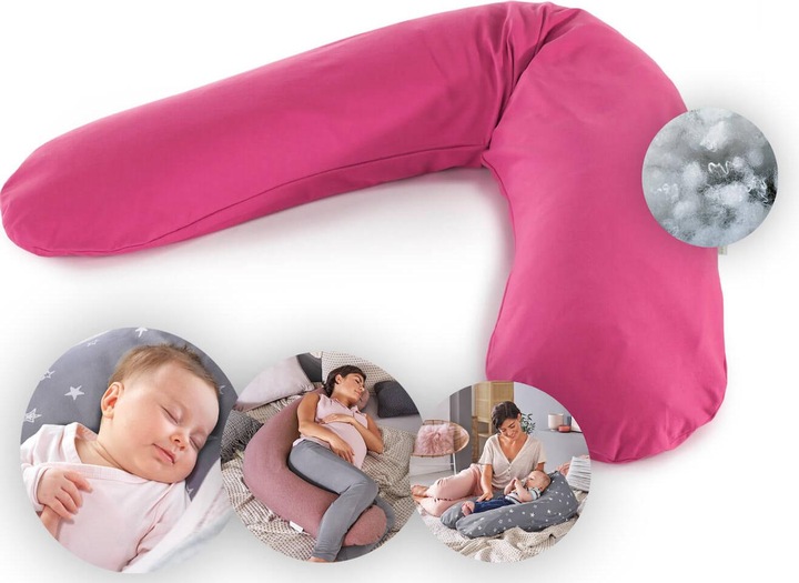 Produktbild Theraline Stillkissen "Das Original" mit Polyester Hohlfaser Füllung inkl. Bezug 190 cm (190 cm)