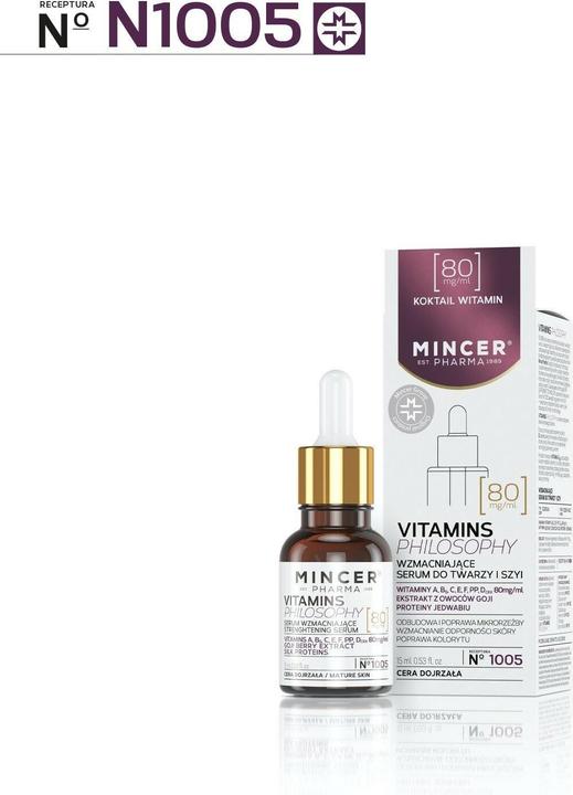 Produktbild Kenwood Pharma Vitamins Philosophy Strengthening Serum For Face And Neck No. 1005 15ml (15 ml)