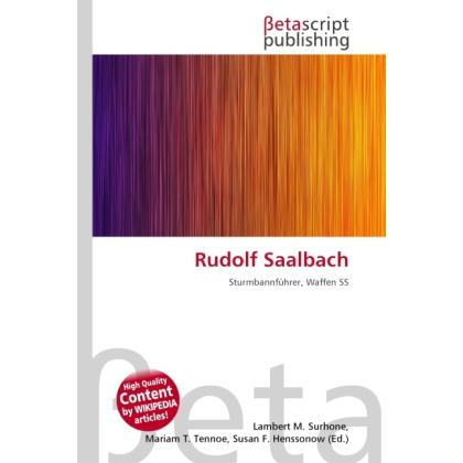 Rudolf Saalbach, Fachbücher