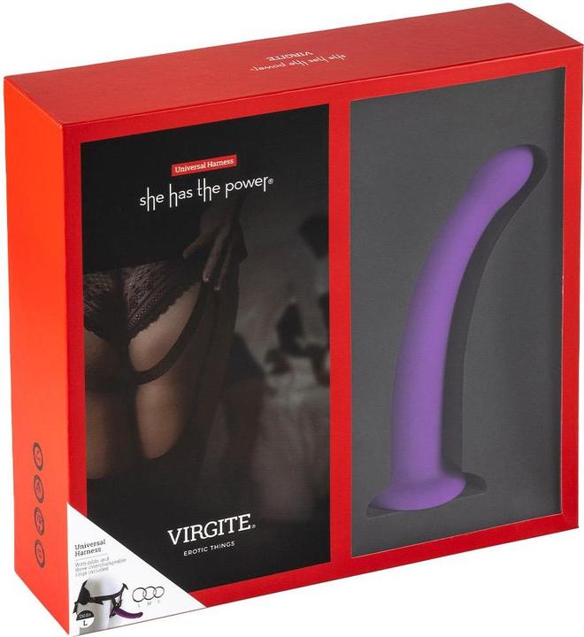 Produktbild Virgite Gurt Mit Lila Dildo Grösse L