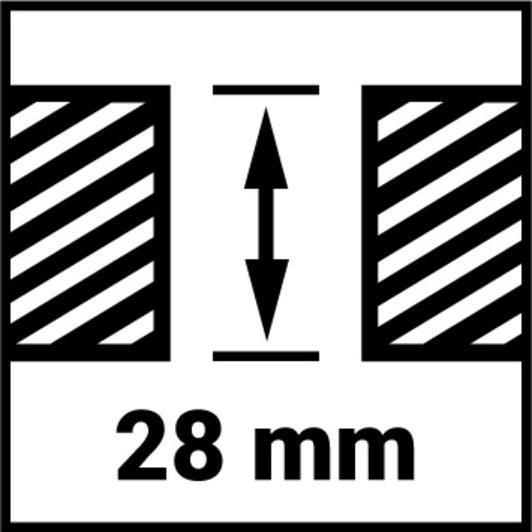 Actual product image Ruko HM multirange hole saw deep cut.Ø 34.0 mm / (34 millimetres)