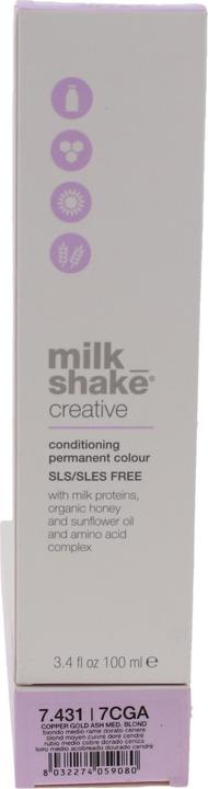 Image du produit Milk_Shake Vopsea permanenta Creative 7.4317CGA, Blond Mediu Exotic, 100ml (7.431 7CGA)