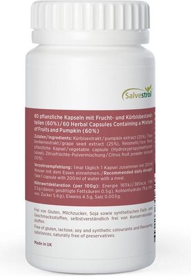 Actual product image Kingnature Salvestrol Vida 350 Caps (60 Piece, Capsules, 500 g)