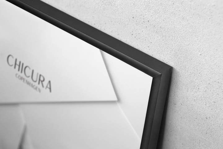 Image du produit ChiCura Alu Frame E - 40x50cm - Noir - Verre (40 x 50 cm)