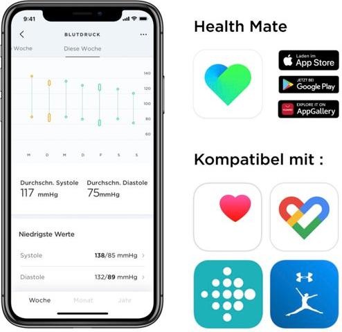 Immagine prodotto Withings BPM Connect (Sfigmomanometro per braccio)