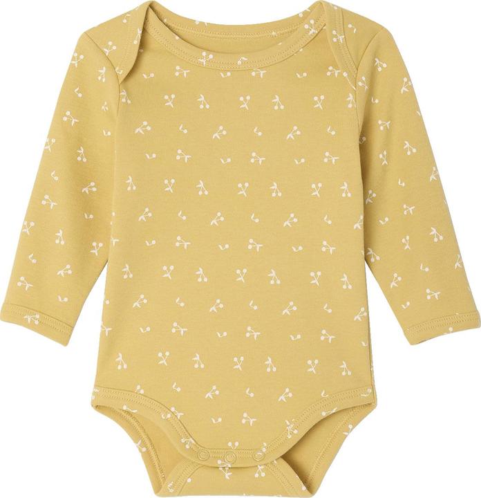 Produktbild Vertbaudet Bio-Kollektion: 3er-Pack Baby Schlupfbodys mit langen Ärmeln, Kirschen (98)