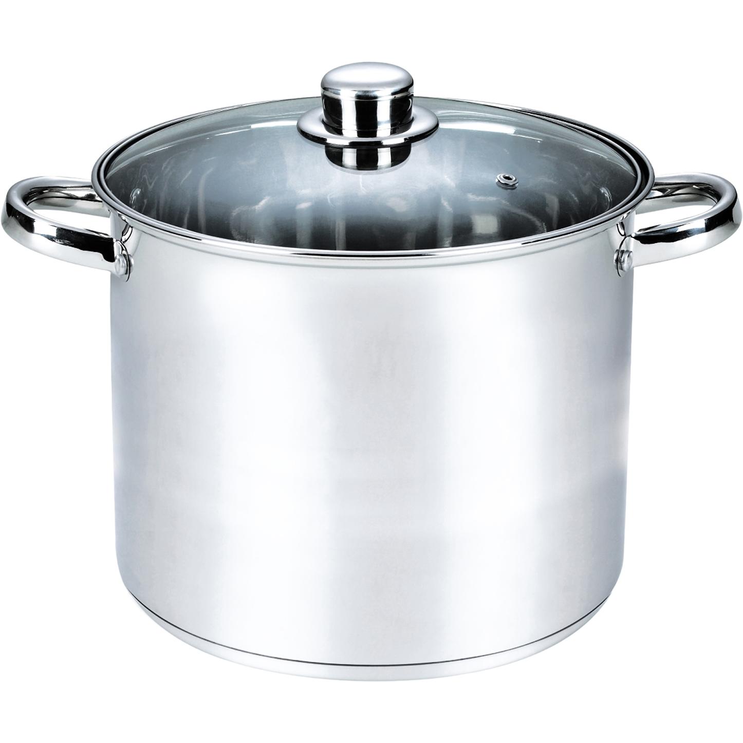 Michelino Kochtopf Edelstahl, Pfanne + Kochtopf, Silber