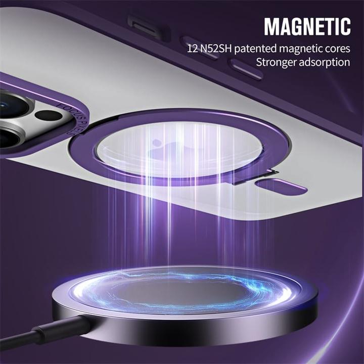 Immagine prodotto RPD iPhone 16 Pro Max - Custodia Magsafe Stand nero opaco (Apple iPhone 16 Pro Max)