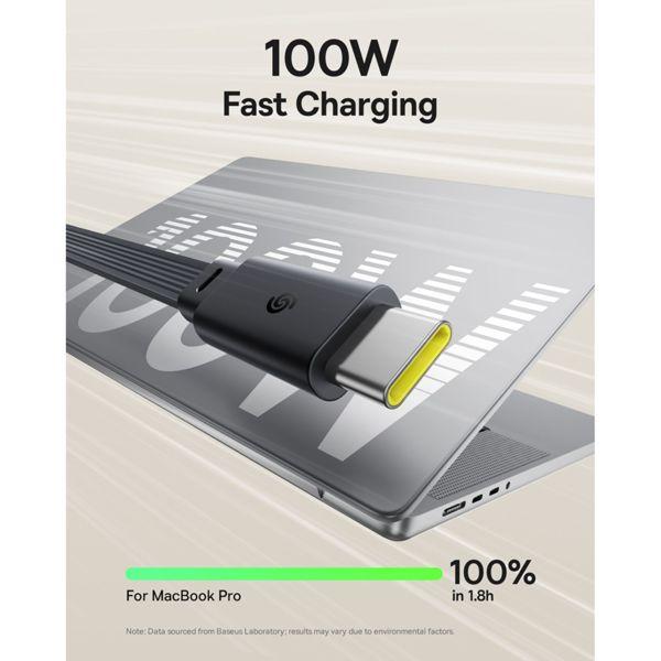 Image du produit Baseus USB C — USB C (1.50 m, USB 2.0, 100 W)