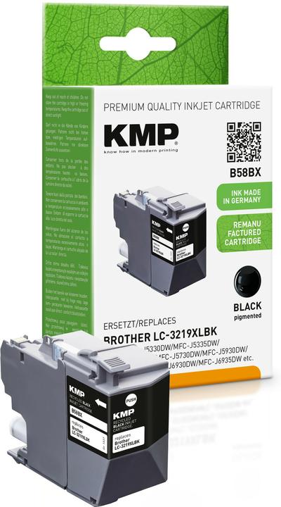 Produktbild KMP B58BX Tintenpatrone komp. mit Brother LC-3219XLBK (BK)
