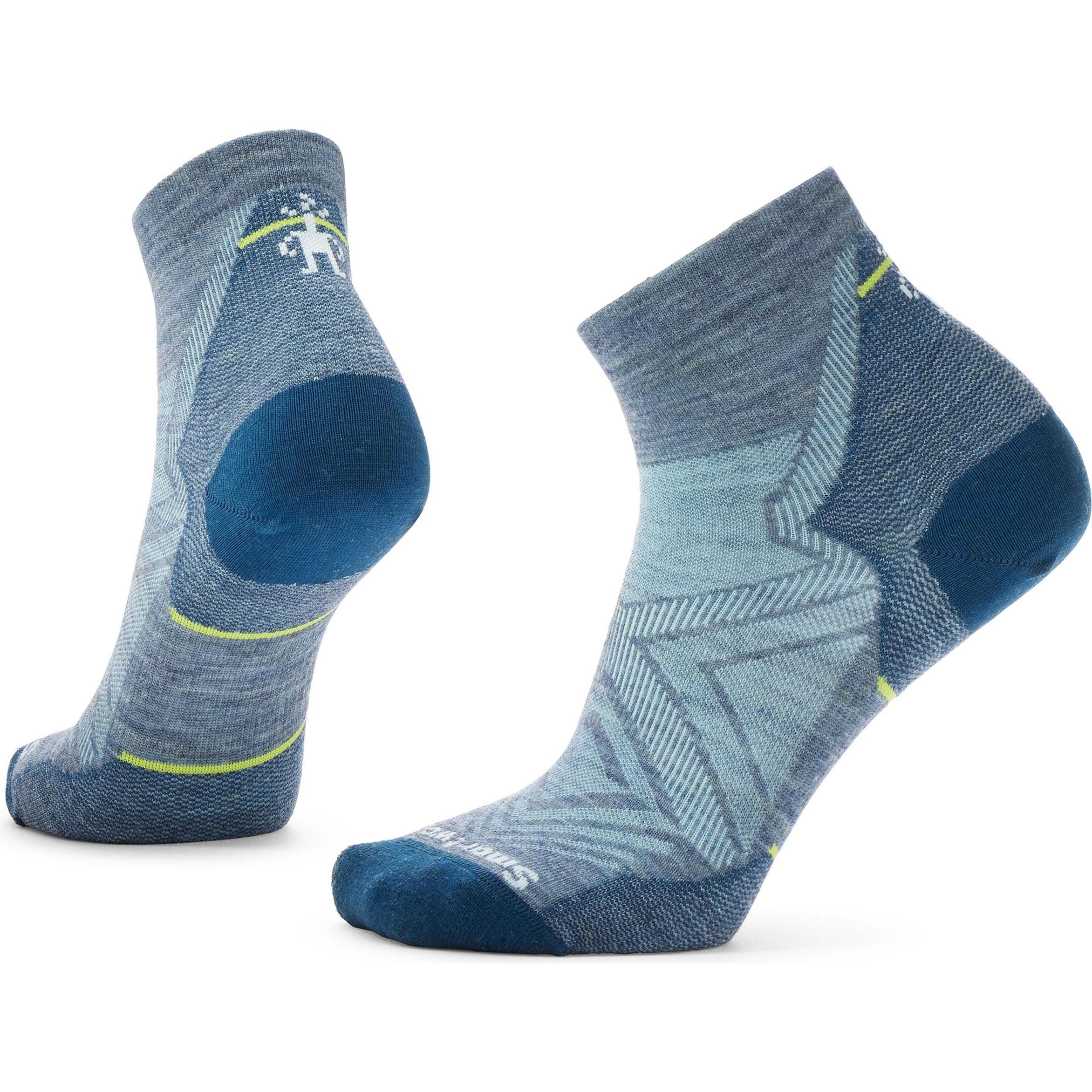 Smartwool, Damen, Sportsocken, Ws Run Zero Cushion Ankle (L), Blau