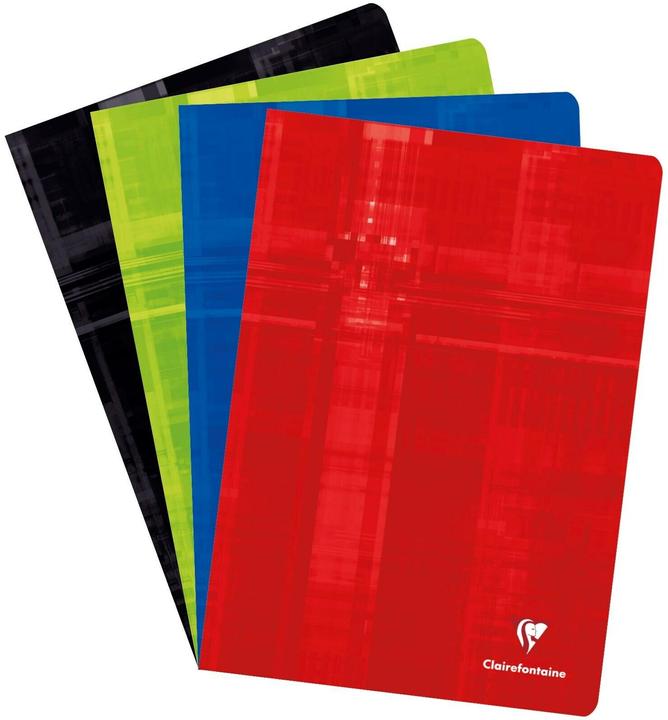 Clairefontaine Notebook (A4, Checked, Soft cover)