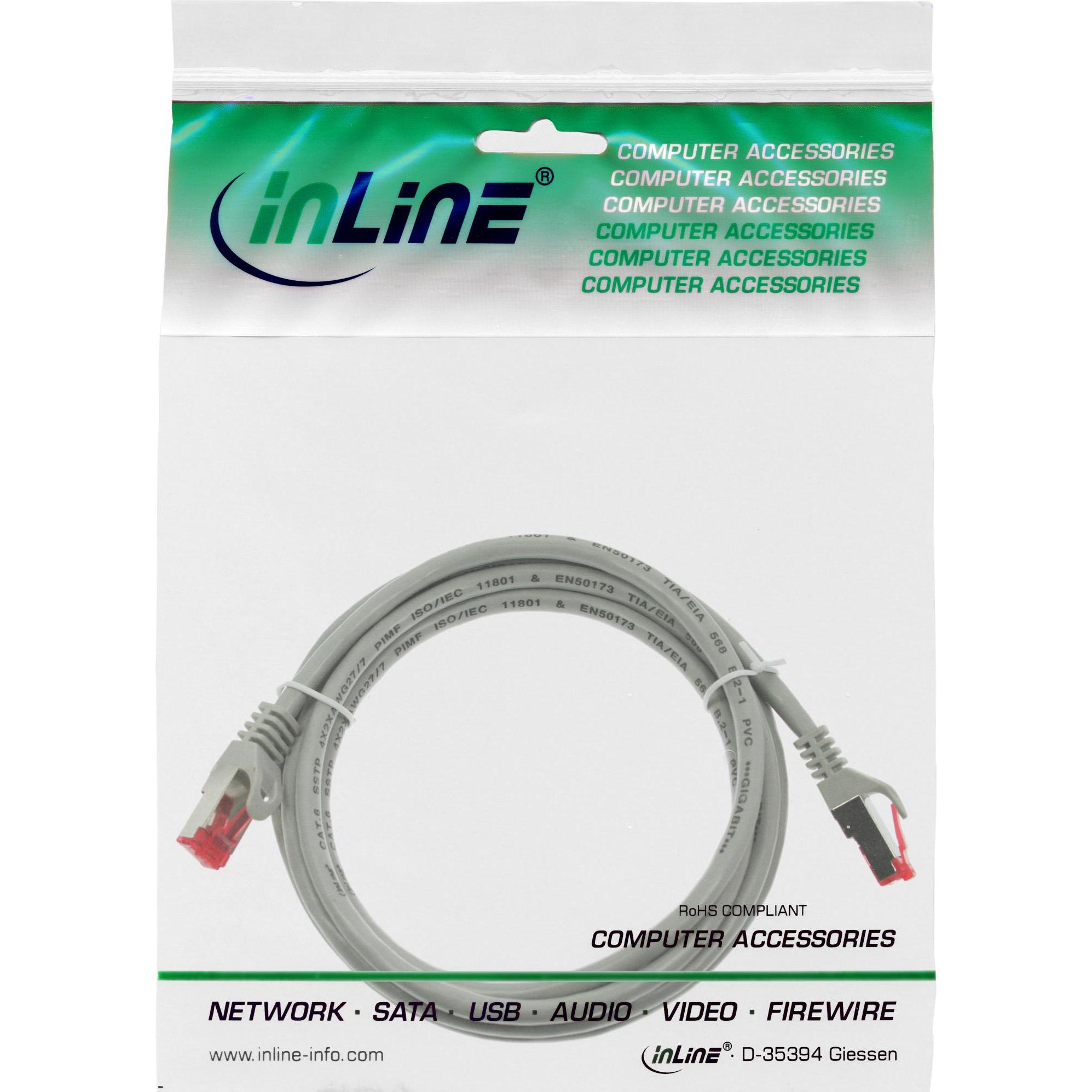Thumbnail - InLine Patchkabel (S/FTP, CAT6, 1 m), Netzwerkkabel