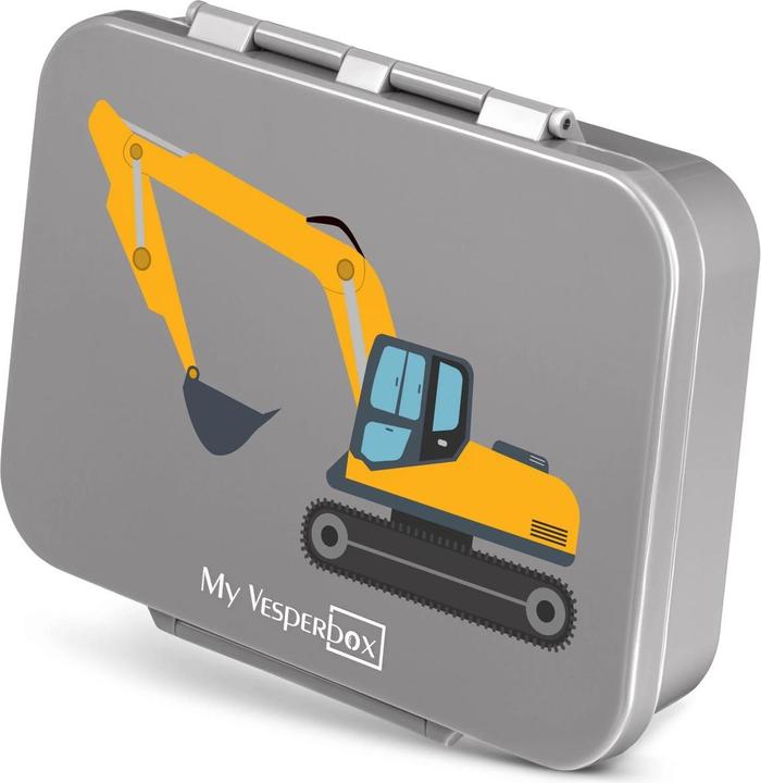 MyVesperbox My Vesperbox Bia grau mit Bagger