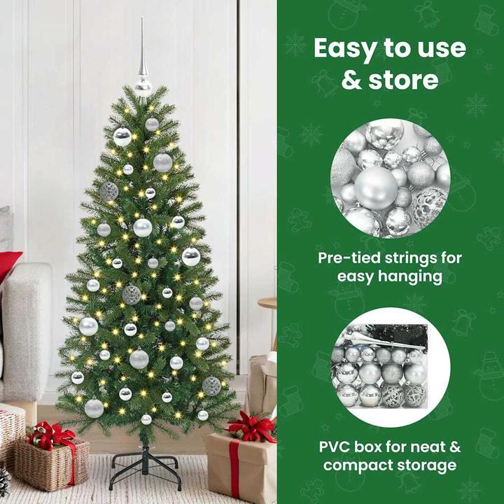 Produktbild vidaXL Weihnachtsornamente (61x)