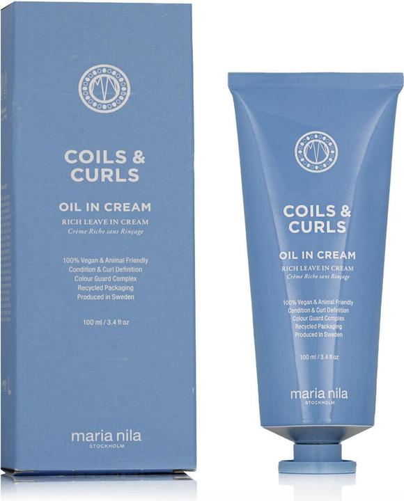 Actual product image Maria Nila Coils & Curls Oil in Cream (100 ml)