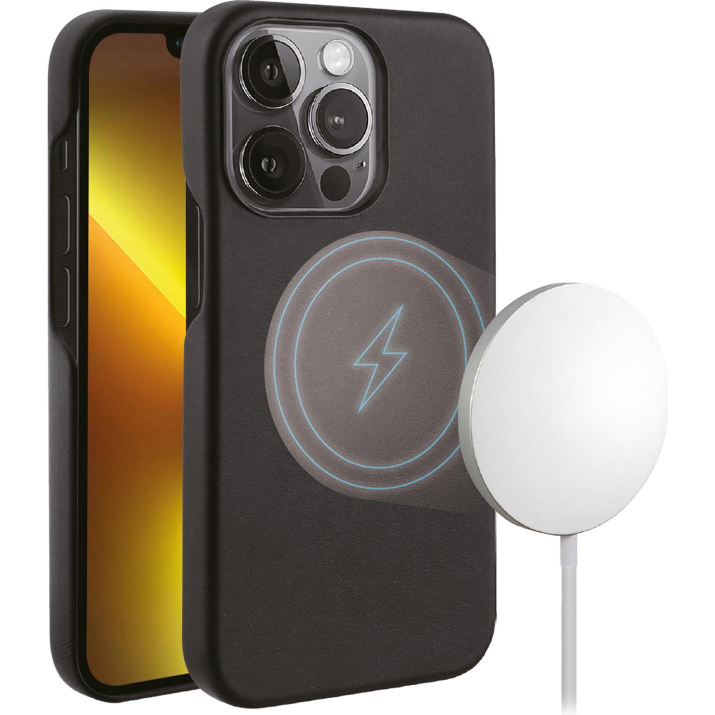 Vivanco Mag Classic Backcover Apple iPhone 13 Pro Max Schwarz (Apple iPhone 13 Pro Max), Smartphone Hülle, Schwarz