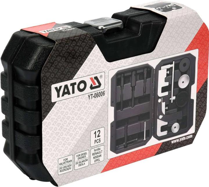 Actual product image Yato Professional camshaft locking set - 12 pcs.