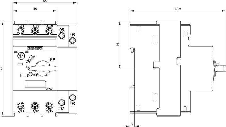 Immagine prodotto Siemens Interruttore 3RV2121-4DA10 1 pz.