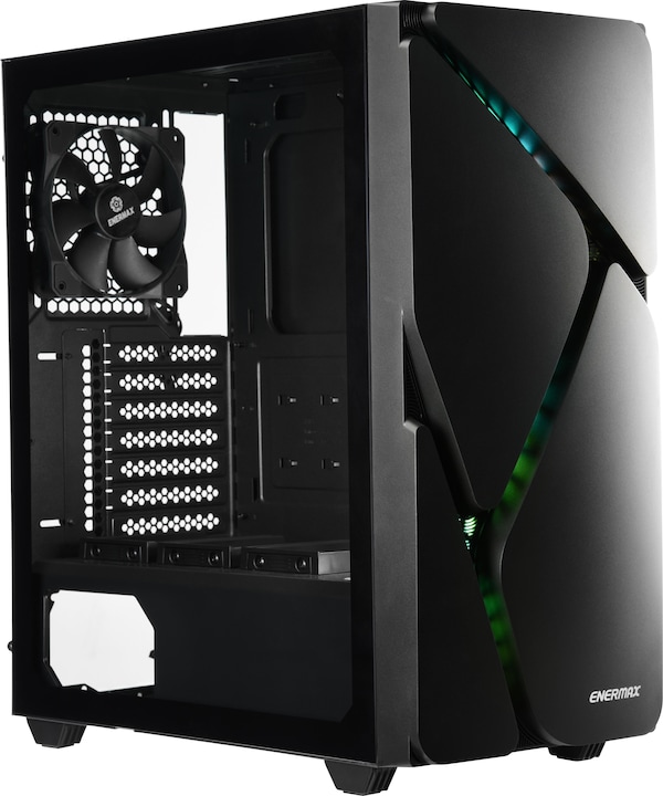 Produktbild Enermax MarbleShell MS30 Gaming Computer Case - Mid-tower - - SPCC, Tempered Glass - 7 x Bay - ECAMS30BBARGB (ATX, mATX, E-ATX, Micro-ITX)