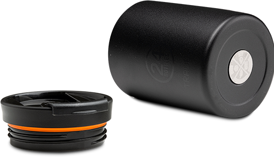 Actual product image 24 Bottles Travel Tumbler Tuxedo Black