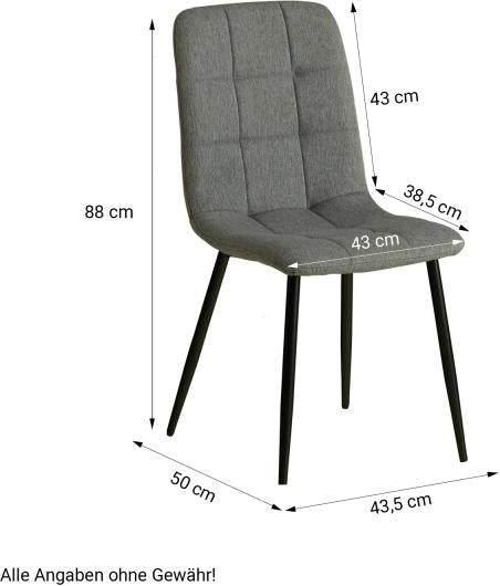 Image du produit Homestyle4u Esszimmerstühle Set