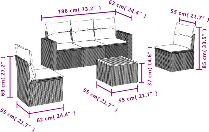 Produktbild vidaXL Ledger