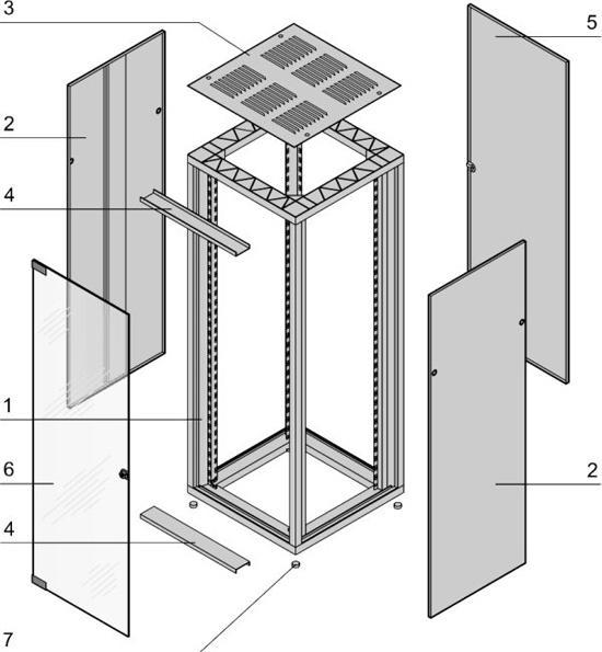Produktbild Schroff Eurorack (38 HE, 19 Zoll Rack)