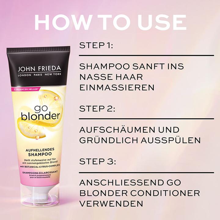 Produktbild John Frieda Sheer Blonde (250 ml, Flüssiges Shampoo)