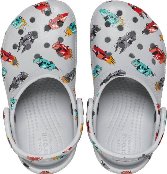 Actual product image Crocs T's ClassicRaceCarsGraphicClog (26)