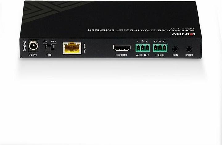 Produktbild Lindy 150m HDMI 4K60, IR, RS232 HDBT KVM Extender Receiver, kompatibel mit 38387-8