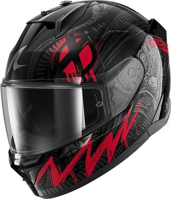 Actual product image Shark D-SKWAL 3 SHIEVER MAT Unisex Integralhelm