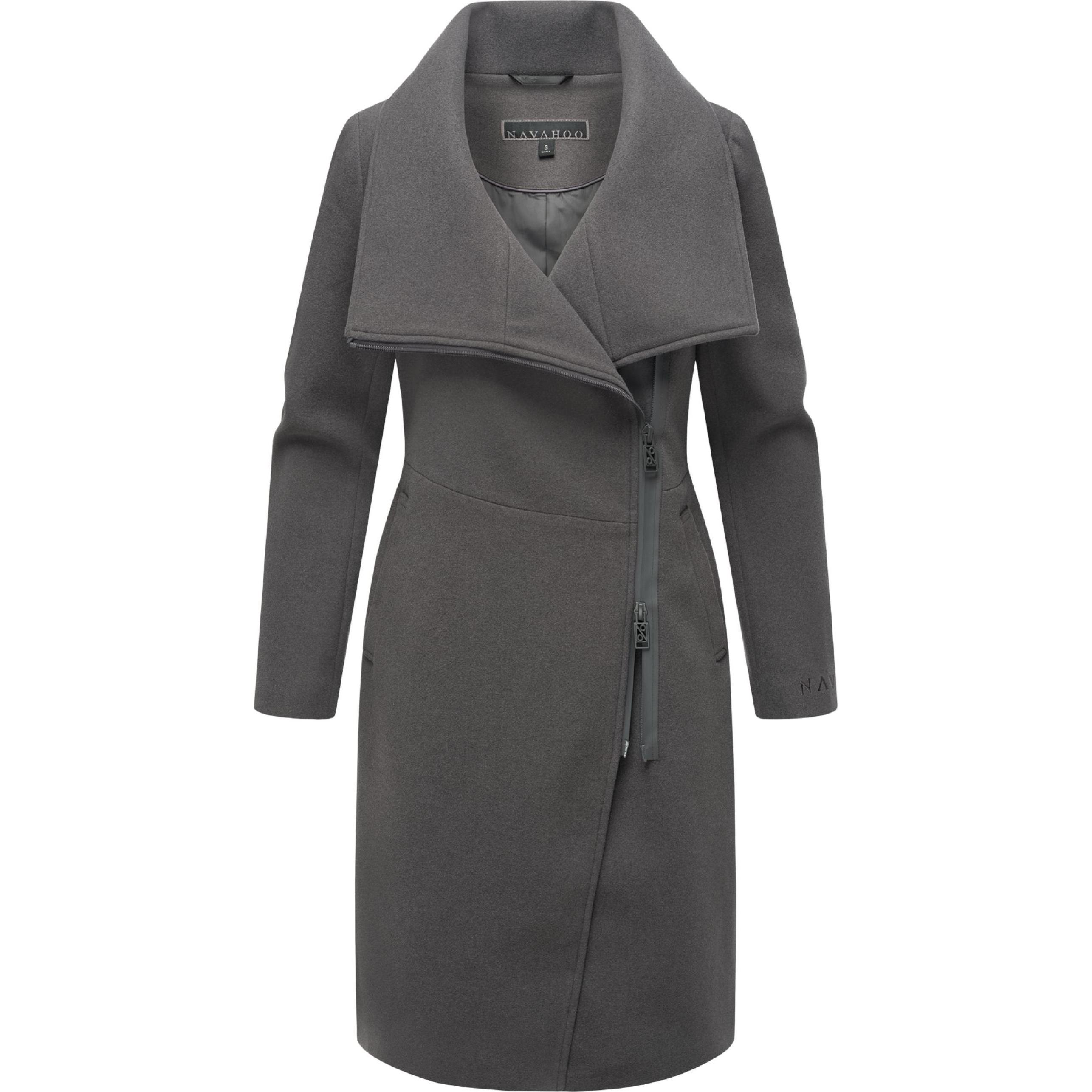 Navahoo, Damen, Jacke, Samtrose 14 (L), Grau, L