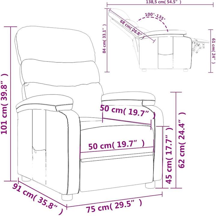 Produktbild vidaXL Relaxsessel