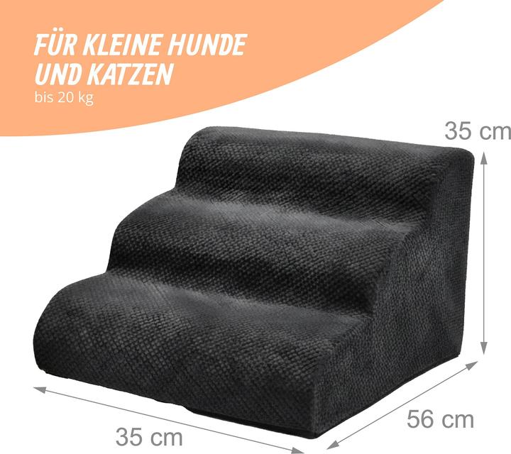 Actual product image Relaxdays dog steps (Cat, Dog, Washable)