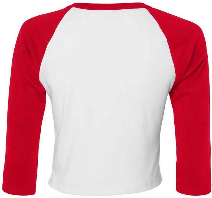 Produktbild Bella Canvas kurzes TShirt Raglanärmel 34 Ärmel (L)