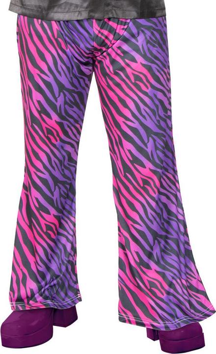 Actual product image Amscan Adult costume Disco Fever Zebra Flares size X (XL)